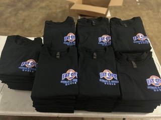 Completed contract printing apparel order
