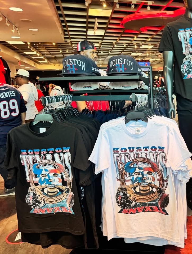 Artist and tour merchandise display